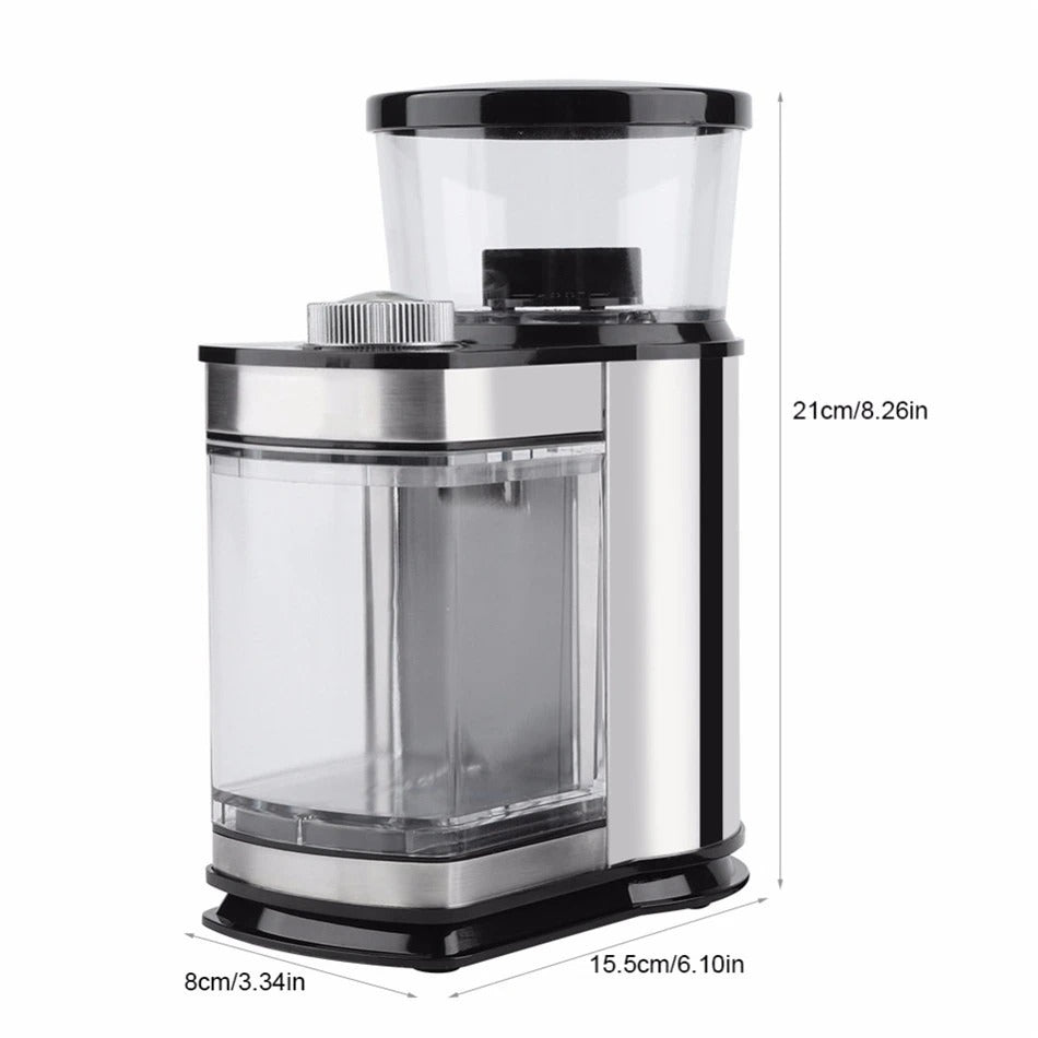 Electric Disc Coffee Grinder | 0.35L Capacity, Consistent Grinding