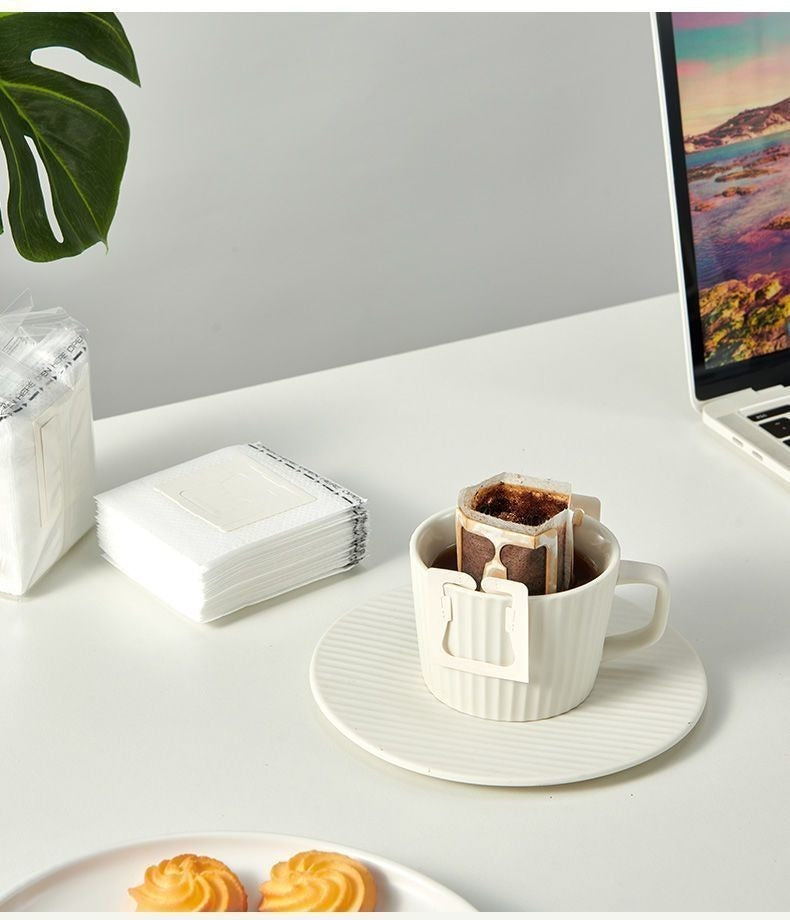 Disposable Pour Over Coffee Filter Bags – Single Serve Travel Drip Filters