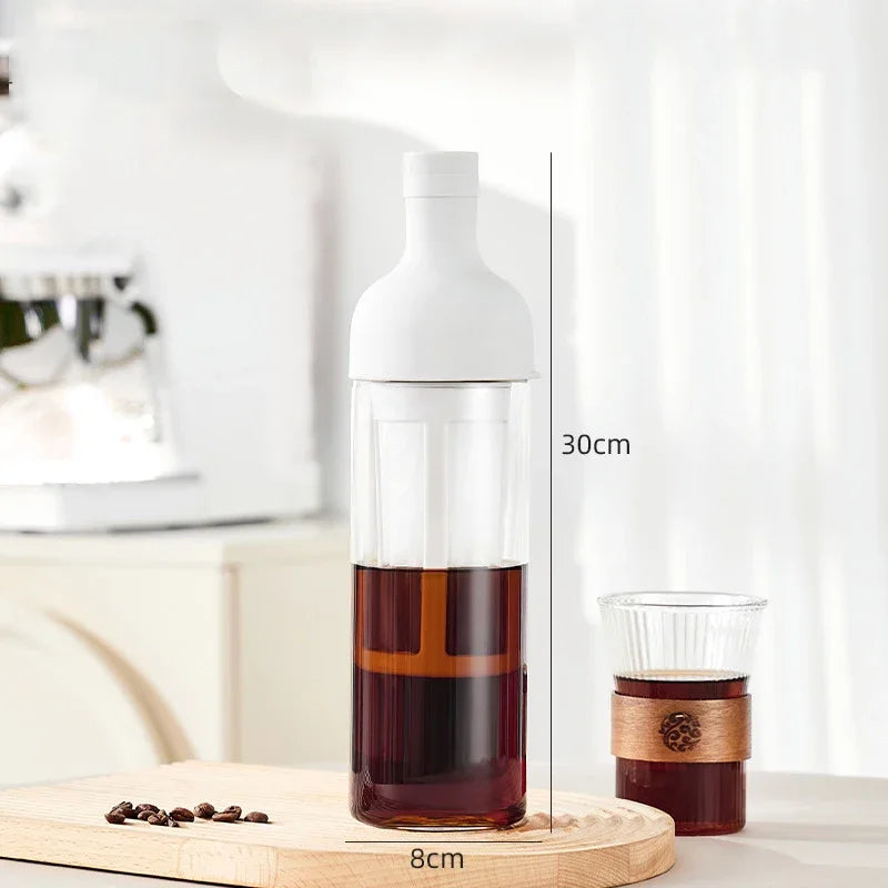 Cold Brew Coffee Pot 400ml | Glass Percolator for Smooth Iced Coffee