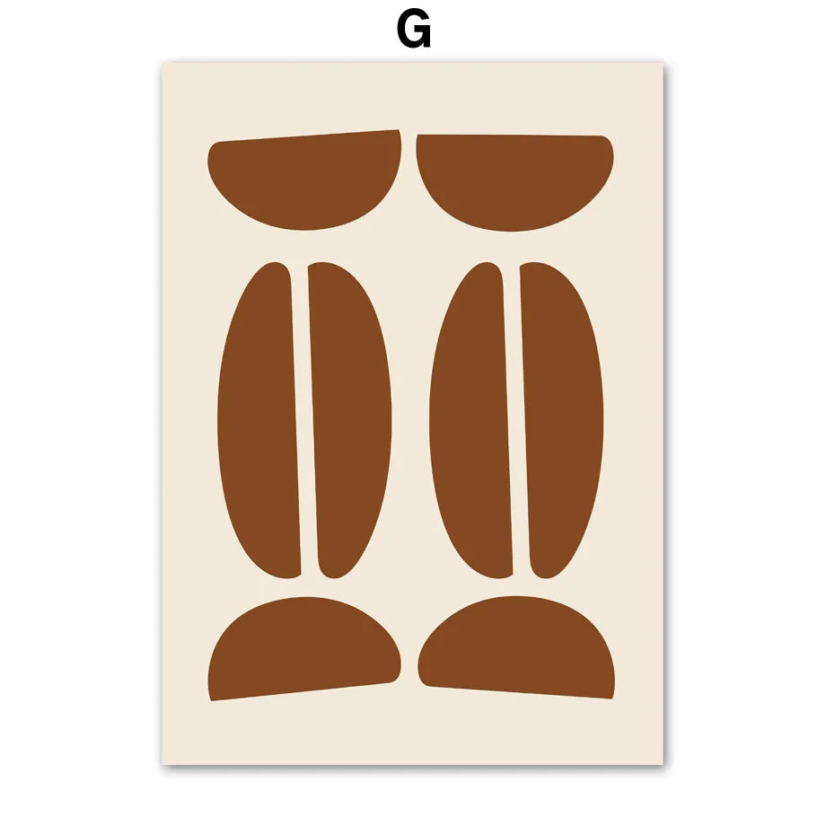 Minimalist Coffee Wall Art | Café Aesthetic Poster for Coffee Lovers