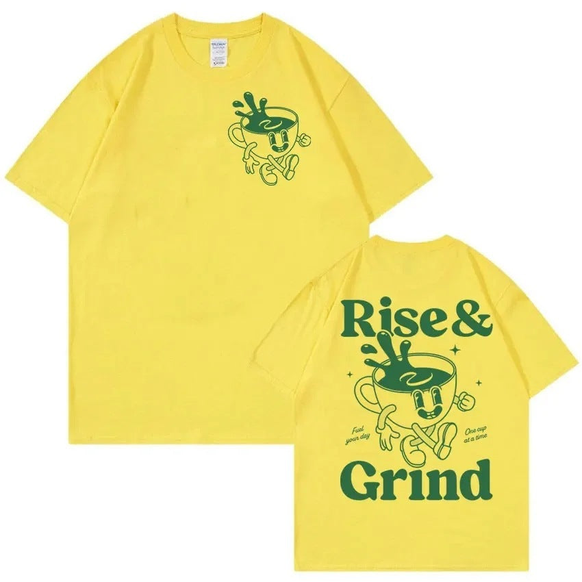 Rise & Grind Cartoon Shirt