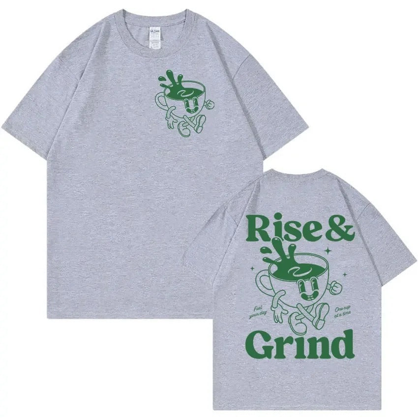 Rise & Grind Cartoon Shirt