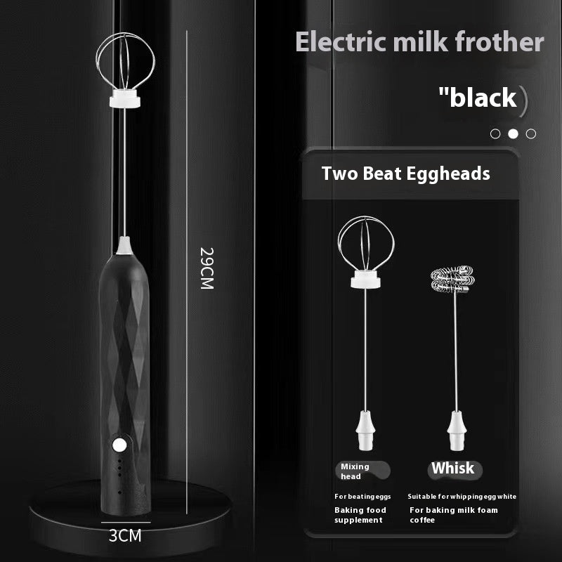 Handheld Electric Milk Frother | Portable Coffee Foam Maker