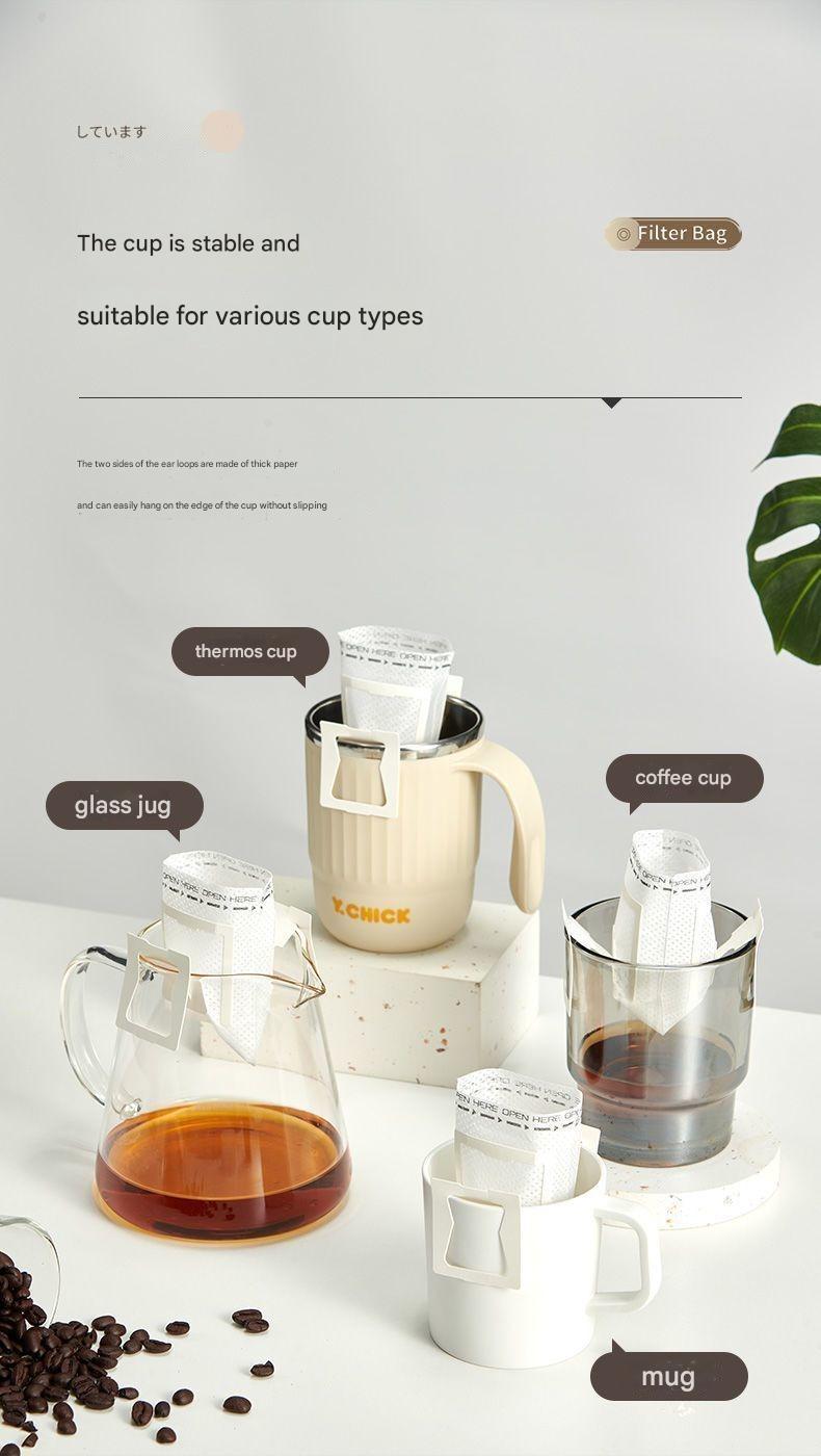 Disposable Pour Over Coffee Filter Bags – Single Serve Travel Drip Filters