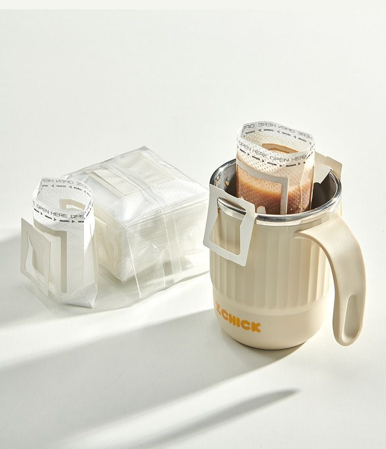 Disposable Pour Over Coffee Filter Bags – Single Serve Travel Drip Filters