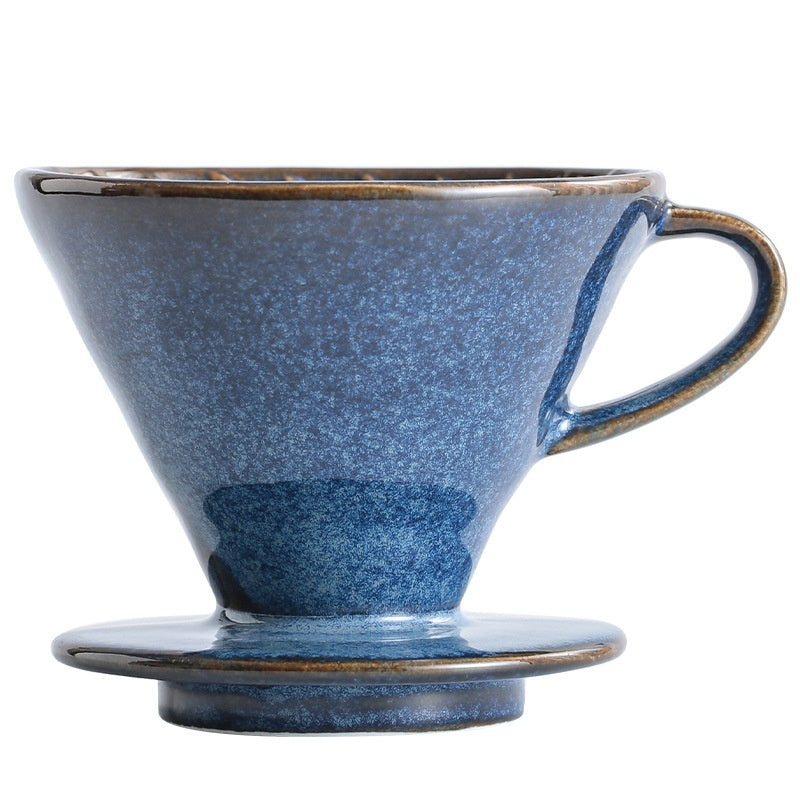 Retro Ceramic Pour Over Coffee Dripper – Hand Drip Coffee Filter