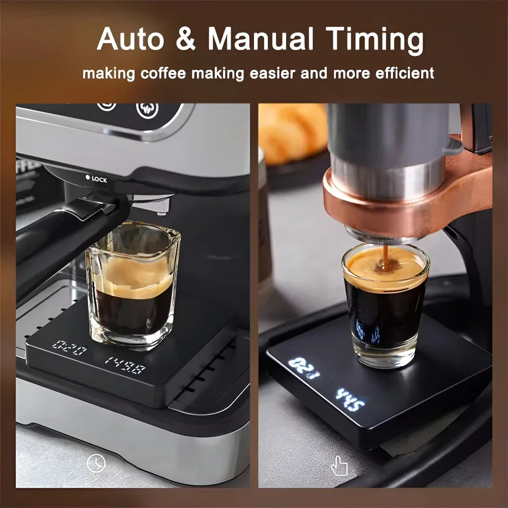 Digital Coffee Scale with Timer | Espresso & Pour Over Precision