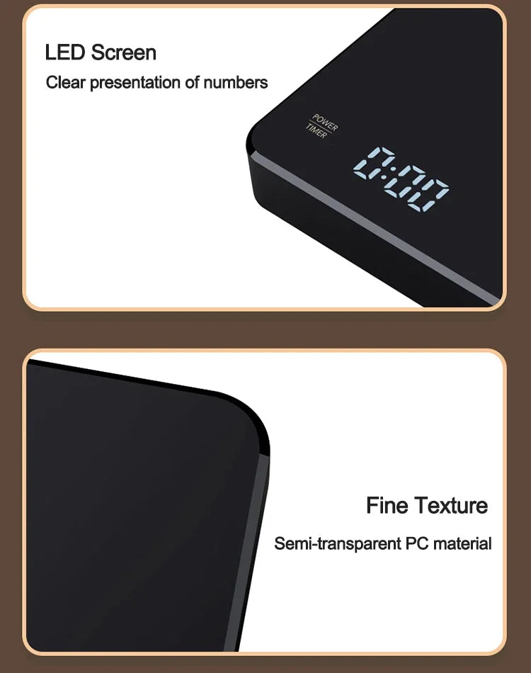 Digital Coffee Scale with Timer | Espresso & Pour Over Precision