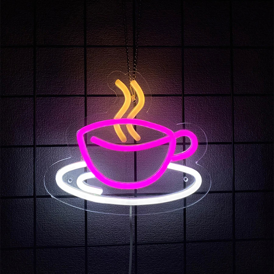 Coffee Neon Sign | Super Bright LED Wall Décor