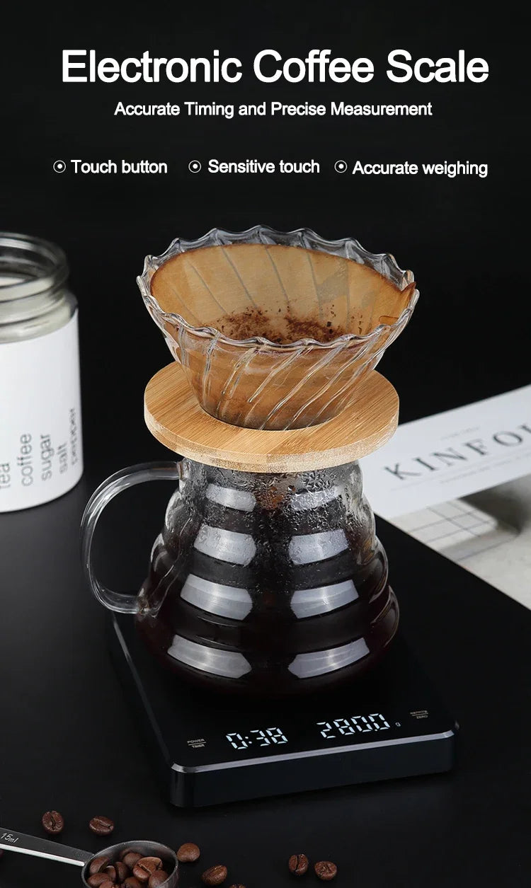 Digital Coffee Scale with Timer | Espresso & Pour Over Precision