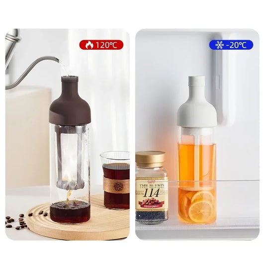 Cold Brew Coffee Pot 400ml | Glass Percolator for Smooth Iced Coffee