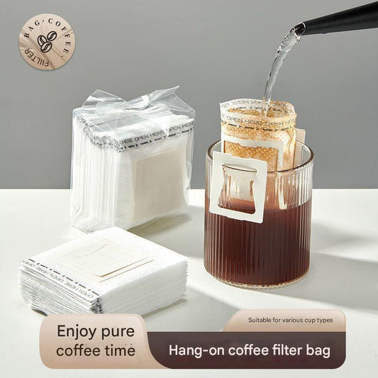 Disposable Pour Over Coffee Filter Bags – Single Serve Travel Drip Filters