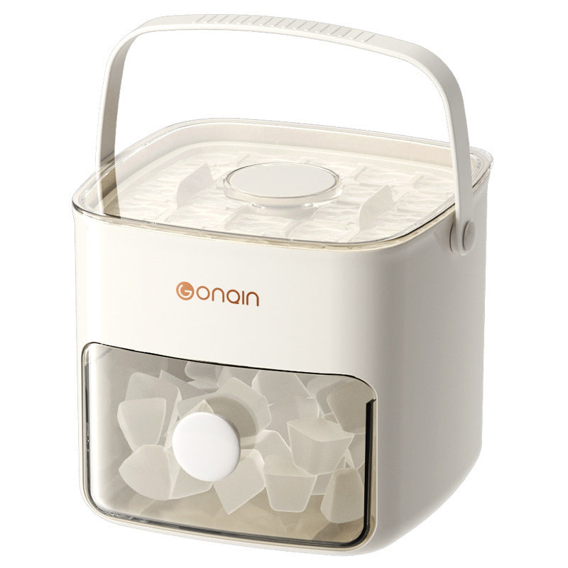 Portable Ice Cube Tray & Storage Box | Coffee & Cocktail Ice Maker