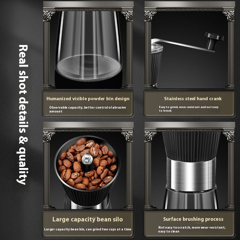 Grind Fresh, Anywhere – Stainless Steel Coffee Grinder
